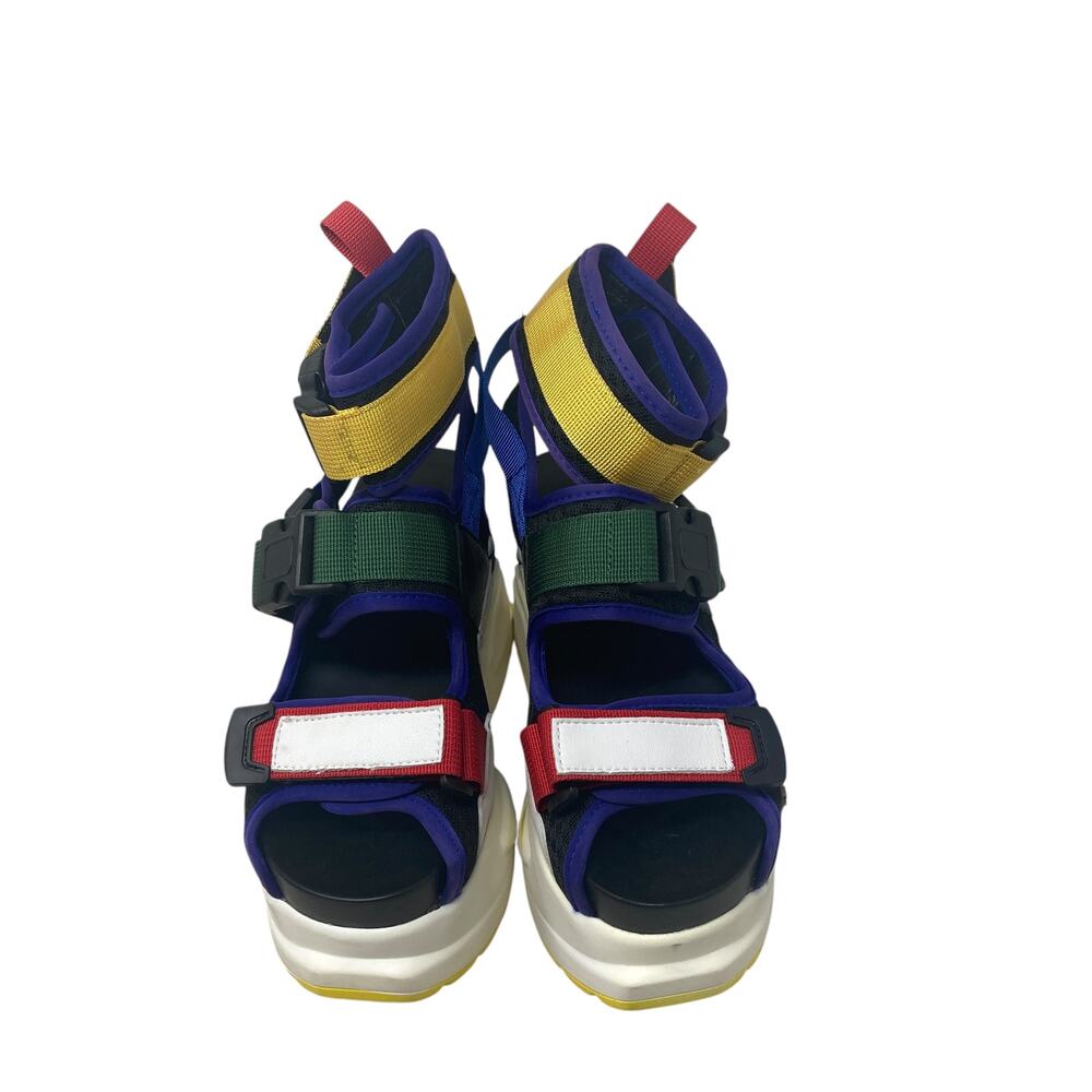 Anthony Wang Mulberry 01 Platform Sandals Multicolored